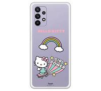 Personalaizer Coque d'origine compatible avec Samsung Galaxy A32 5G - Hello Kitty Girl Power