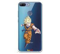 Personalaizer Coque Dragon Ball Z Goku SS1 pour Honor 9 Lite - Coque silicone TPU souple transparente - Licence officielle