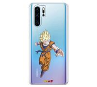 Personalaizer Coque Dragon Ball Z Goku SS1 pour Huawei P30 Pro - Coque en silicone TPU souple transparente - Licence officielle