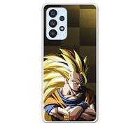 Personalaizer Coque Dragon Ball Z Goku Super Saiyan SS3 pour Samsung Galaxy A33 5G - Coque en silicone TPU souple transparente - Licence officielle