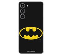 Personalaizer Coque Officielle Batman Compatible avec Samsung Galaxy S24 Plus - Coque en Silicone TPU Souple Transparente - Motif Logo Classique