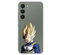 Personalaizer Coque Officielle Dragon Ball Z Vegeta Super Saiyan - Coque Silicone TPU Souple Transparente pour Samsung Galaxy S24 - Motif imprimé
