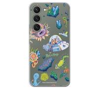 Personalaizer Coque Officielle Rick et Morty Compatible avec Samsung Galaxy S23 - Coque en Silicone TPU Souple Transparente - Motif Ricktanical