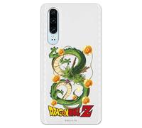 Personalaizer Coque originale compatible avec Huawei P30 - Motif Dragon Ball Z - Shenron et boules du dragon - Coque silicone TPU transparente souple