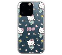 Personalaizer Coque Originale Compatible avec iPhone 13 Pro - Hello Kitty Patron Stickers
