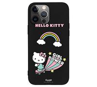 Personalaizer Coque Originale Compatible avec iPhone 14 Pro Max Noir Motif Hello Kitty Girl Power