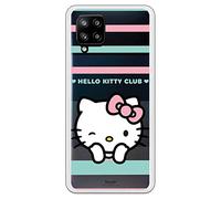 Personalaizer Coque originale compatible avec Samsung A42 5G - Hello Kitty Club clin d'œil