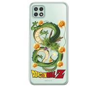 Personalaizer Coque originale compatible avec Samsung Galaxy A22 5G - Motif Dragon Ball Z - Shenron et boules du dragon - Coque silicone TPU transparente flexible