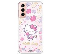 Personalaizer Coque originale compatible avec Samsung Galaxy S21 - Hello Kitty Delicate Flower