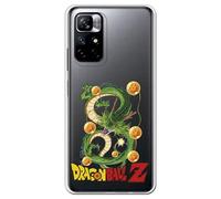 Personalaizer Coque originale compatible avec Xiaomi Redmi Note 11 (4G) - Poco M4 - Note 11s - Motif Dragon Ball Z - Shenron et boules du dragon - Coque en silicone TPU transparente souple