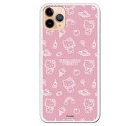 Personalaizer Coque pour iPhone 11 Pro Max - Hello Kitty Patron Sobre Rosa