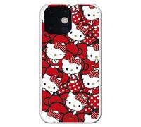 Personalaizer Coque pour iPhone 13 Mini - Hello Kitty Lazos Rojos y Topos
