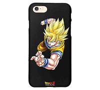 Personalaizer Coque pour Iphone 7-8-SE 2020 - SE 3(2022) Noir avec Un Design deDragon Ball Z Goku SS1 Special