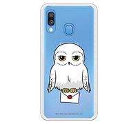Personalaizer Coque pour Samsung Galaxy A20E - Harry Potter officiel. Coque mobile film Warner, Frikis. (Harry Potter Hedwig avec fond transparent)