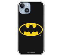 Personalaizer Coque Souple Compatible pour iPhone 15 Plus avec Le Logo Batman