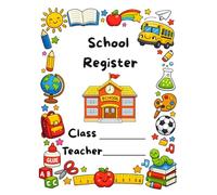 Personalisable Kids School Register - Pretend Play register for children