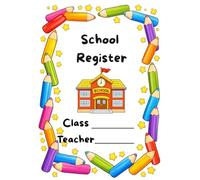 Personalisable Kids School Register Role Play - Pretend Play register for children