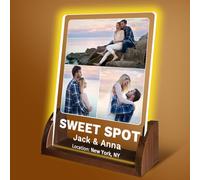 personalisierte cadeau pour elle,lampe LED pour capturer des moments précieux,cadeau parfait pour la Saint-Valentin,idée cadeau pour les couples,cadeau personnalisé unique à offrir à elle/lui(Style D)