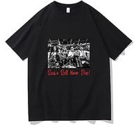 Personality Creativity Italian Combination Maneskin Tshirt Men's Vintage Tops T Shirt Men Women Unisex T-Shirt Summer Tee Shirt Men Black T-Shirts à Manches Courtes(Large)