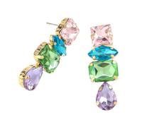 Personality Girl Boucles d'oreilles pendantes en forme de goutte d'eau pour femme, taille unique