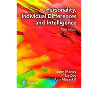 Personality, Individual Differences And Intelligence