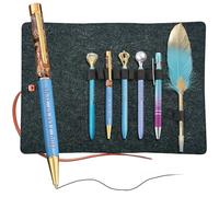 Personalized 6 Pcs Ballpoint Pen Set - Metal Crystal Diamond Pen Feather Quill Pens Fancy Pens, Custom Pens with Name for Christmas Birthday Gifts, Office School Supplies (Ballpoint Pen Set - Blue)