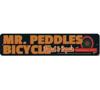 Personalized Bicycle Rental And Repair Sign