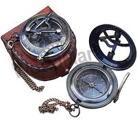 Personalized Boussole gravée, boussole personnalisée, cadeau de mariage, Noël, baptême, remise de diplôme, scouts, cadran solaire, nautique, anniversaire, fête des pères (finition noire avec boîte en