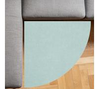 Personalized Corner Rugs Customized Pattern,Duck Egg Blue Decorative Corner Sofa,Custom,130 x 130 cm,Soft Rug for Bedroom Indoor Carpets Home Office Decor