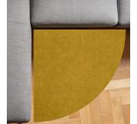 Personalized Corner Rugs Customized Pattern,Mustard Yellow Decorative Corner Sofa,Custom,170 x 170 cm,Living Room Decor Aesthetic Rug Bedroom Carpet Floor,