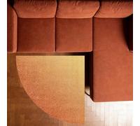 Personalized Corner Rugs Customized Pattern,Orange-Yellow Decorative Corner Sofa,Custom,200 x 200 cm,Indoor Carpet Room Decor for Teen Girls Bedroom Aesthetic Rug