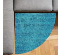 Personalized Corner Rugs Customized Pattern,Turquoise Blue Decorative Corner Sofa,Custom,170 x 170 cm,Living Room Decor Aesthetic Rug Bedroom Carpet Floor,