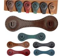 Personalized Engraved Leather Magnetic Bookmark,Magnetic Bookmark,Multifunction Bookmark,Leaving Gift For Book Lovers Readers Women (Dark Brown,U)