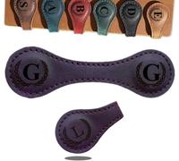 Personalized Engraved Leather Magnetic Bookmark,Magnetic Bookmark,Multifunction Bookmark,Leaving Gift For Book Lovers Readers Women (Purple,G)