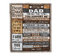 Personalized Football to My Son Blanket from Mom Dad Believe in Yourself Son Birthday Graduation Christmas Customized Fleece Blanket