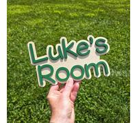Personalized Kids Door Name Sign - Custom Nursery & Bedroom Wall Name Decor, Children Bedroom Door Sign, Personalized Name Plaque for Boys & Girls