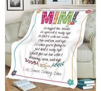 Personalized Mom Blanket with Names & Pictures Change to My Mom Gift from Daughter Son - Birthday Gifts for MomSoft Blanket Gift Idea for MotherBlanket for Mom from Child