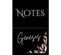 Personalized Notes Journal- Genesis: Unlock your creativity and stay organized with the perfect companion for all your thoughts, ideas, and plans-