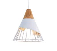 Personalized Old Style Hanging Light Living Room Creative Wooded Chandelier Bohemian Pendant Lights Bedside 1-Light Suspensiom Lamp for Hallway Shop Warehouse Rustic Dining Room