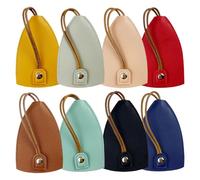 Personalized Protective Pull Out Key Case, Portable Car Key Holder Leather, Not Easy to Slipkey Pouch. (Style B)