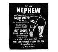 Personalized to My Bestie Blanket from Best Friend Sister Thank You Custom Name Bestie Friendship Birthday Christmas Customized Fleece Blanket
