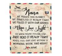 Personalized to My Dad Blanket from Daughter Son Wood Thank You for All The Time Dad Birthday Fathers Day Christmas Customized Bed Fleece Blanket