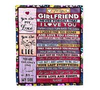 Personalized to My Dad Blanket from Daughter Thank You I'll Always Be Daddy's Little Girl Dad Father's Day Birthday Christmas Customized Fleece Blanket