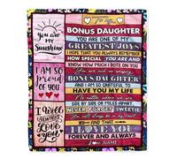 Personalized to My Daughter Blanket from Mom Dad My Love Within It Morning Noon Night Butterfly Tree Daughter Birthday Christmas Customized Fleece Blanket