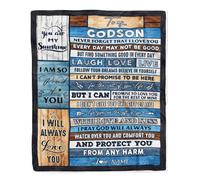 Personalized to My Son Blanket from Mom Dad Never Forget That I Love You Wolf Son Birthday Graduation Christmas Customized Bed Fleece Blanket