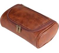Personalized Toiletry Bag for Men, Durable and Stylish Travel Organizer Premium Travel Grooming and Personal Care, Waterproof Leather Dopp Kit Gift