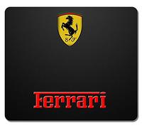 Personalized Top-Quality Textured Surface Water Resistent Mousepad Ferrari Car Logo Hd Customized Non-Slip Gaming Mouse Pads
