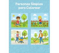 Personas para Colorear: Dibujos sencillos y relajantes