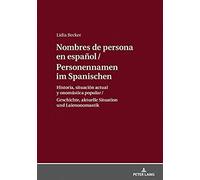 Personennamen Im Spanischen / Nombres De Persona En Español