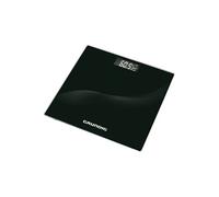 Grundig Balance Pèse Personne - Balance Connectée Jusqu¿à 180KG - Pèse Personnes Connectée avec Écran LCD et Affichage Température - Kg ou Lb - Arrêt Automatique - Verre Trempé - Noir